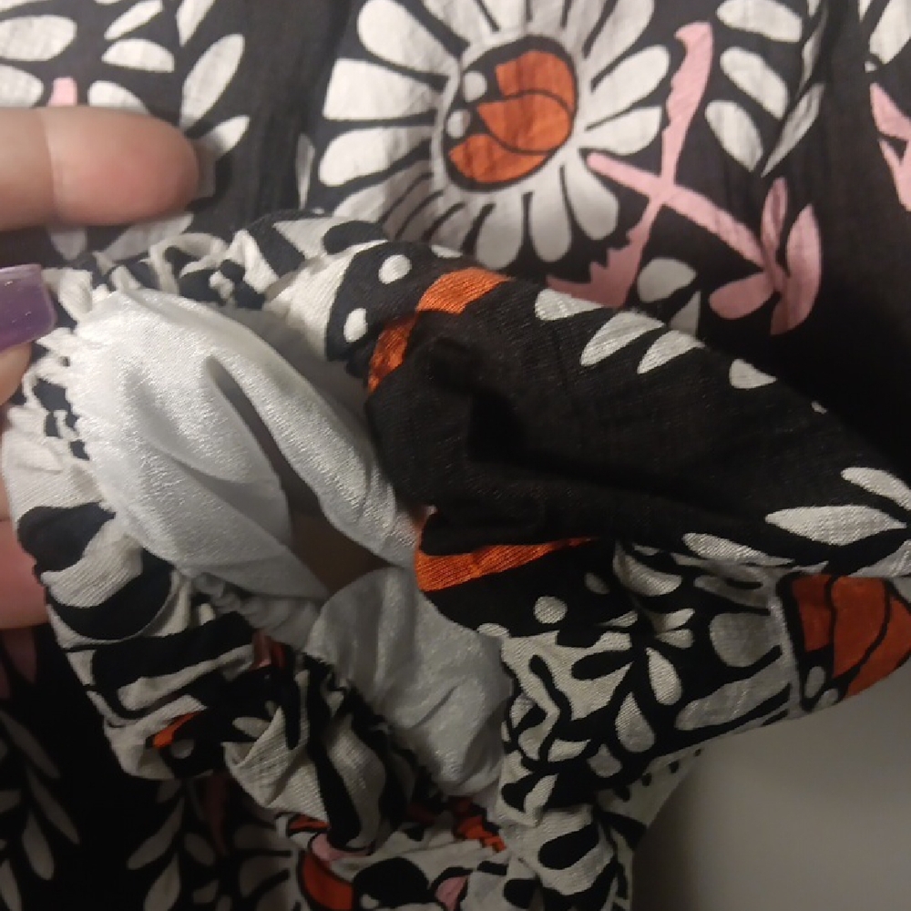 THML Puff Sleeve Floral Printed Tiered Dress - Picture 6 of 15